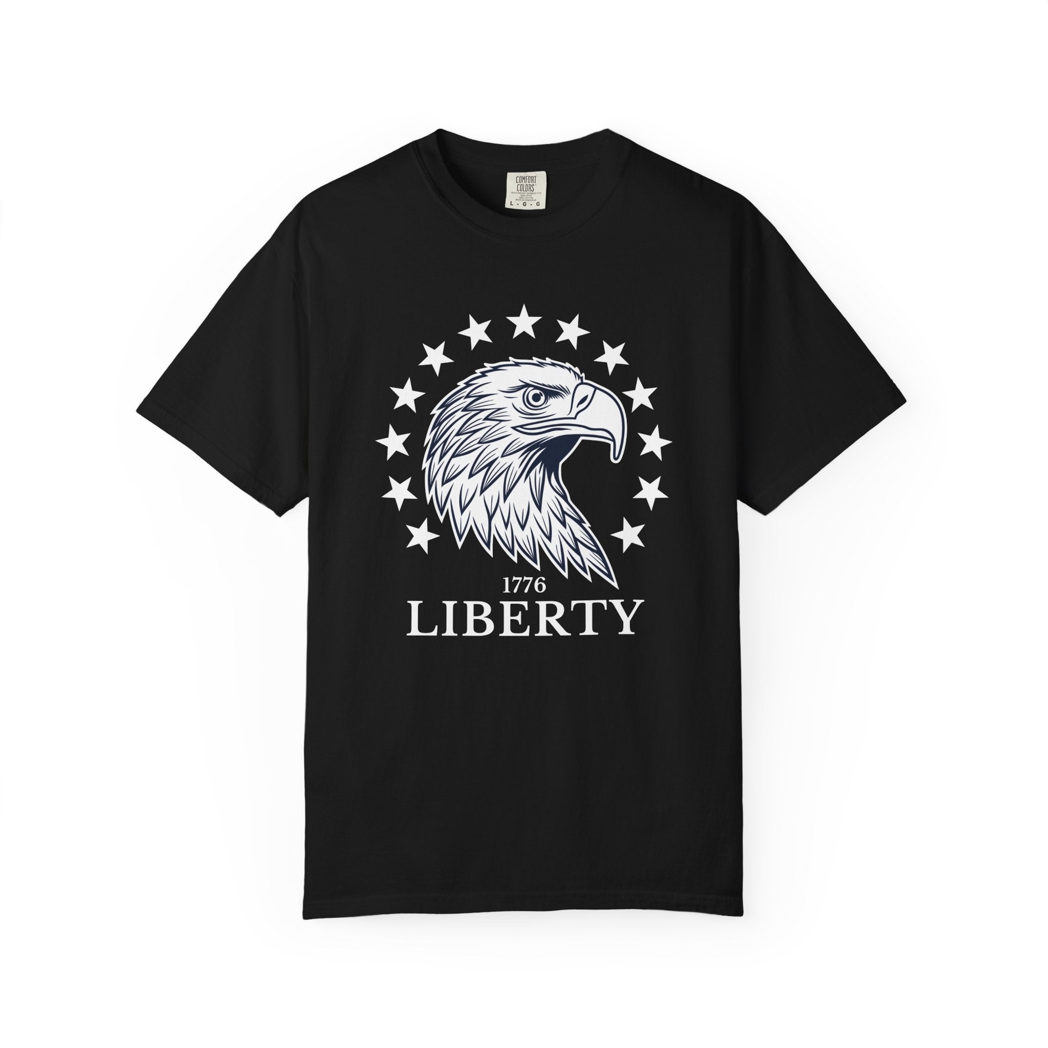 Liberty Graphic Eagle T-Shirt - Black / S