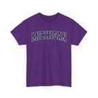 Michigan Vintage Varsity Unisex T-shirt - Purple / S - T-Shirt