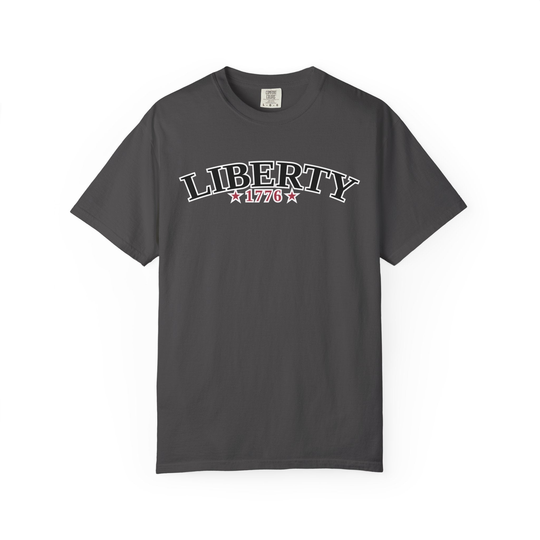 Liberty Typography T-Shirt - Graphite / S