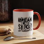 Break the Siege Accent Coffee Mug