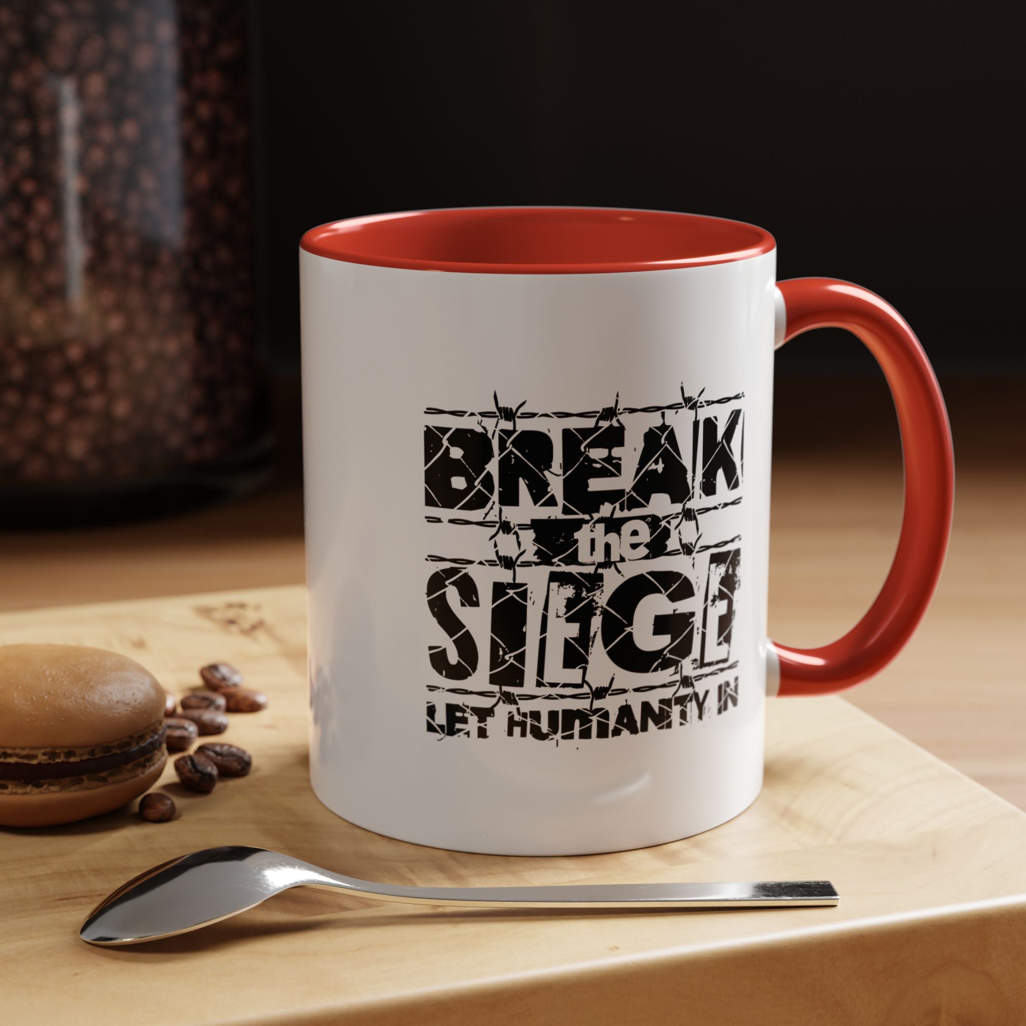 Break the Siege Accent Coffee Mug