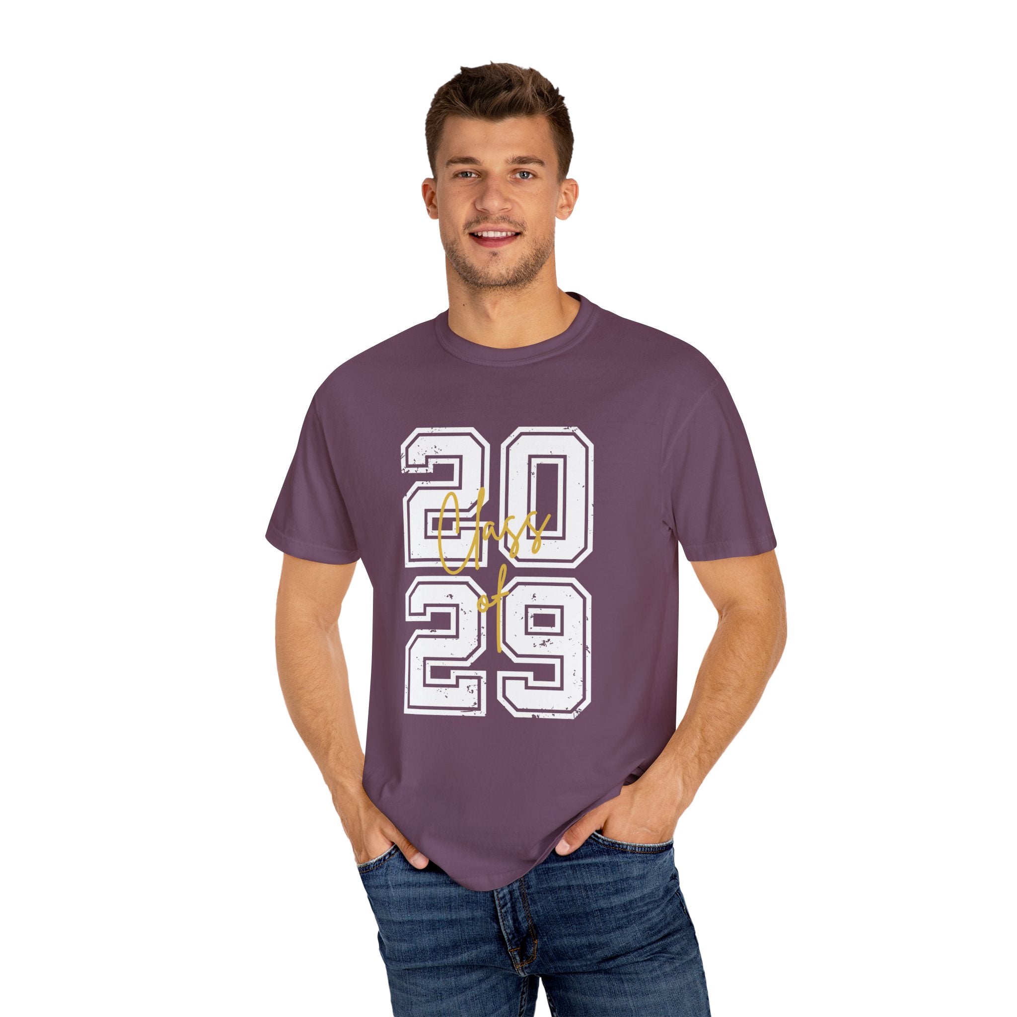 Class of 2029 Vintage Unisex T-Shirt Trendy Graphic Tee for Celebrations Comfortable Everyday Wear Unique Gift Idea