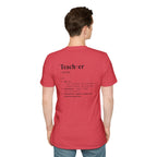 Teacher Definition T-Shirt (V5 - Back Print) - T-Shirt