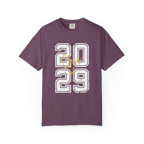 Class of 2029 Vintage Unisex T-Shirt Trendy Graphic Tee for Celebrations Comfortable Everyday Wear Unique Gift Idea