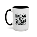 Break the Siege Accent Coffee Mug - 15oz / Black