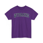 Wyoming Vintage Varsity T-shirt - Purple / S - T-Shirt