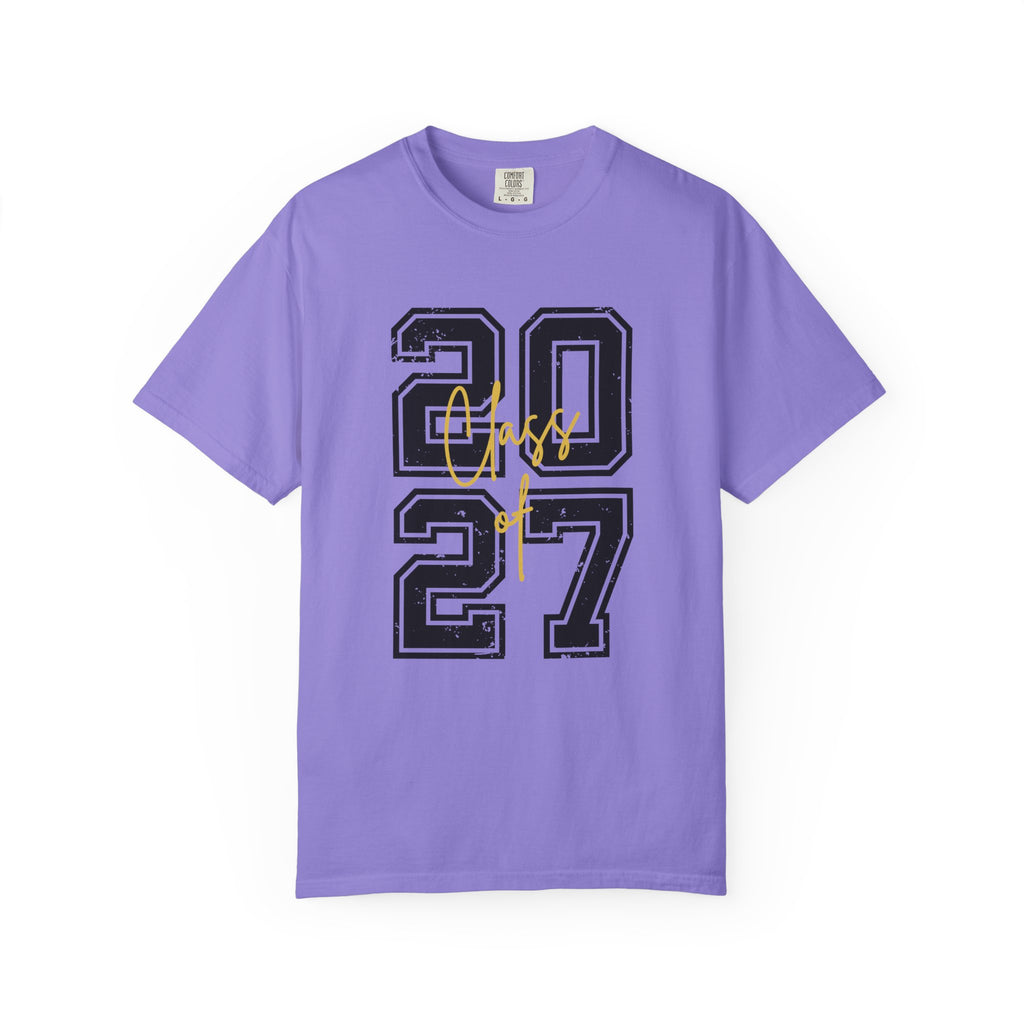 Class of 2027 T-Shirt — Graduation Senior Year Tee - Violet / S - T-Shirt