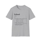 School Definition T-Shirt (V1) - Sport Grey / S - T-Shirt