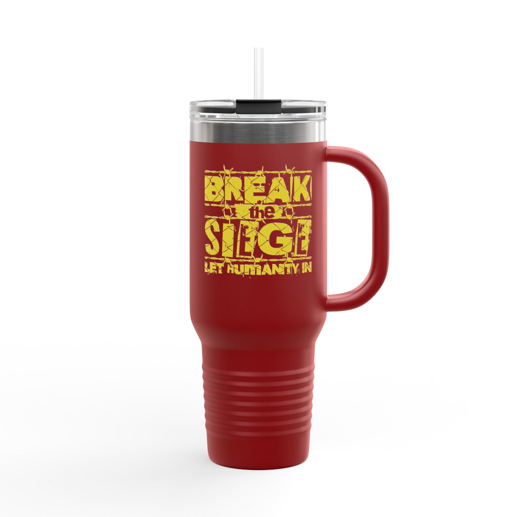 Break the Siege Insulated Travel Mug
