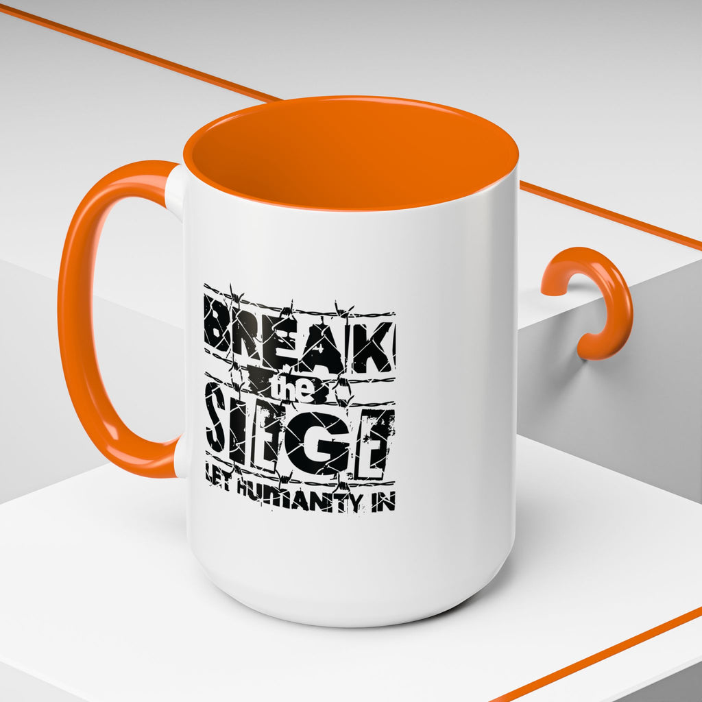 Break the Siege Accent Coffee Mug