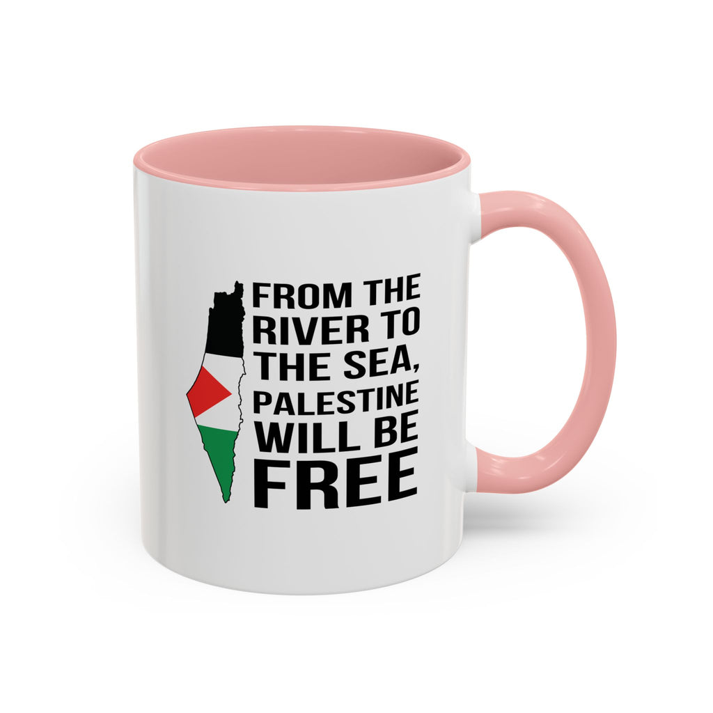 Palestinian Spirit Accent Coffee Mug - 11oz / Pink