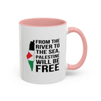 Palestinian Spirit Accent Coffee Mug - 11oz / Pink