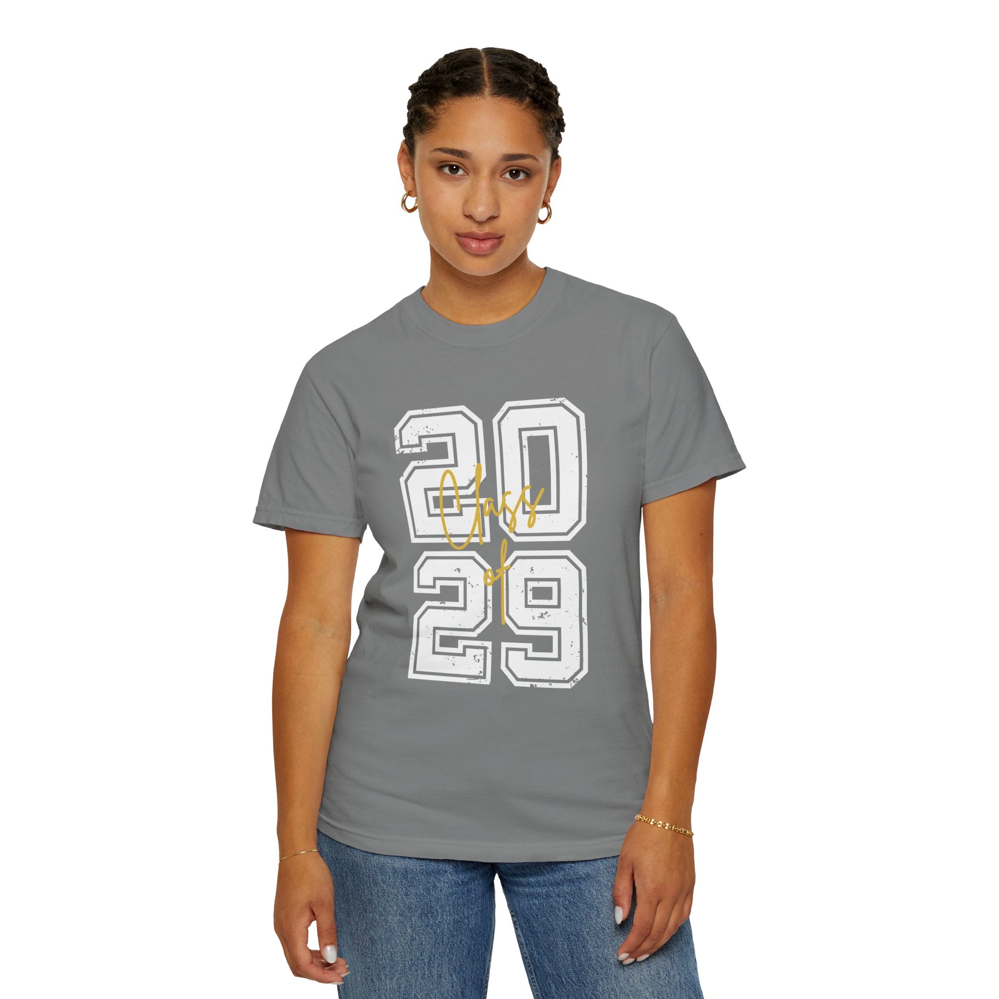 Class of 2029 Vintage Unisex T-Shirt Trendy Graphic Tee for Celebrations Comfortable Everyday Wear Unique Gift Idea