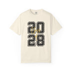 Graduation Unisex T-Shirt 2028 Customizable College Tee High School Graduation Gift Trendy Casual Wear - Ivory / S