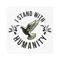 I Stand with Humanity Car Magnets - 5’’ × / Rectangle / 1 pc - Home Decor