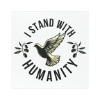 I Stand with Humanity Car Magnets - 5’’ × / Rectangle / 1 pc - Home Decor