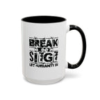 Break the Siege Accent Coffee Mug