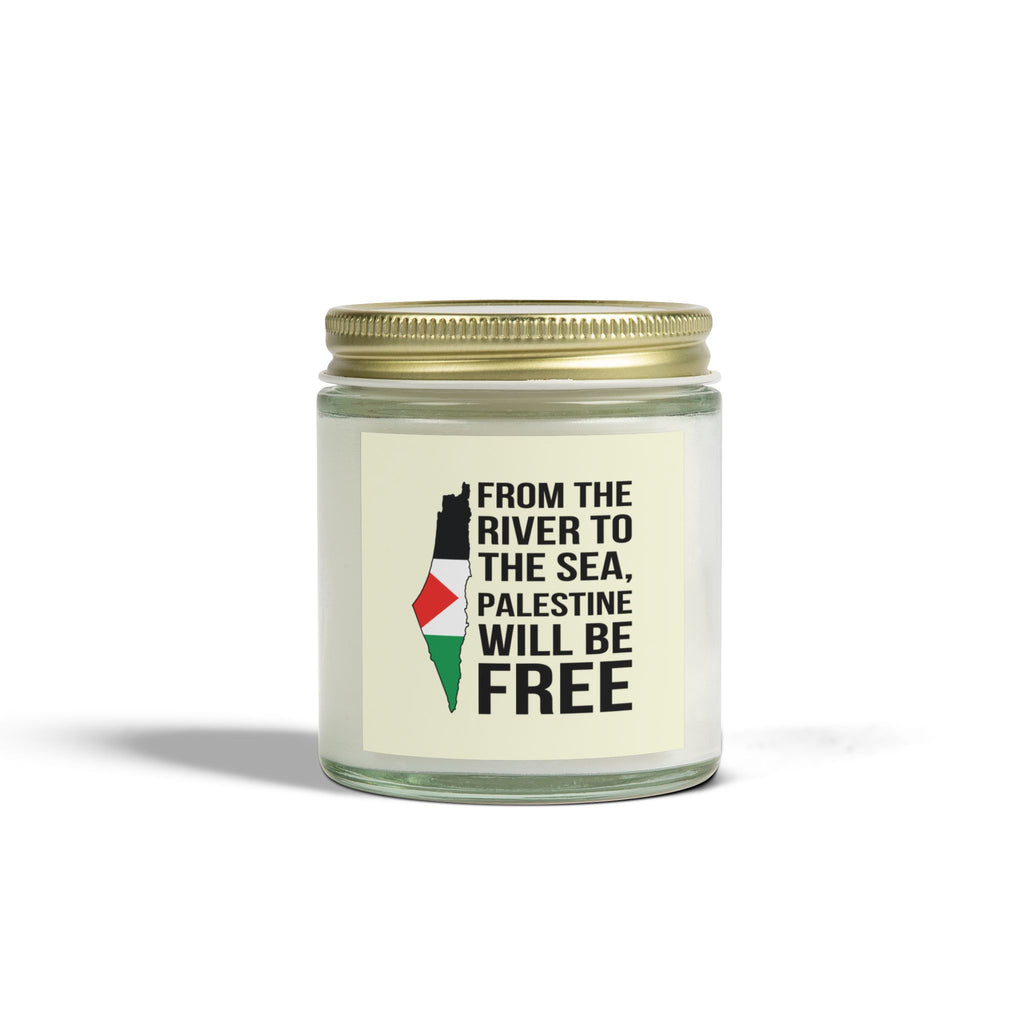 Palestine Freedom Scented Candles - 4oz / Clear / Vanilla Bean - Home Decor