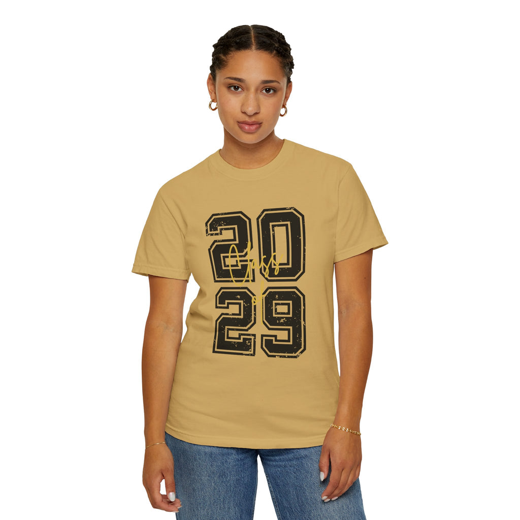 Class of 2029 Vintage Unisex T-Shirt Trendy Graphic Tee for Celebrations Comfortable Everyday Wear Unique Gift Idea