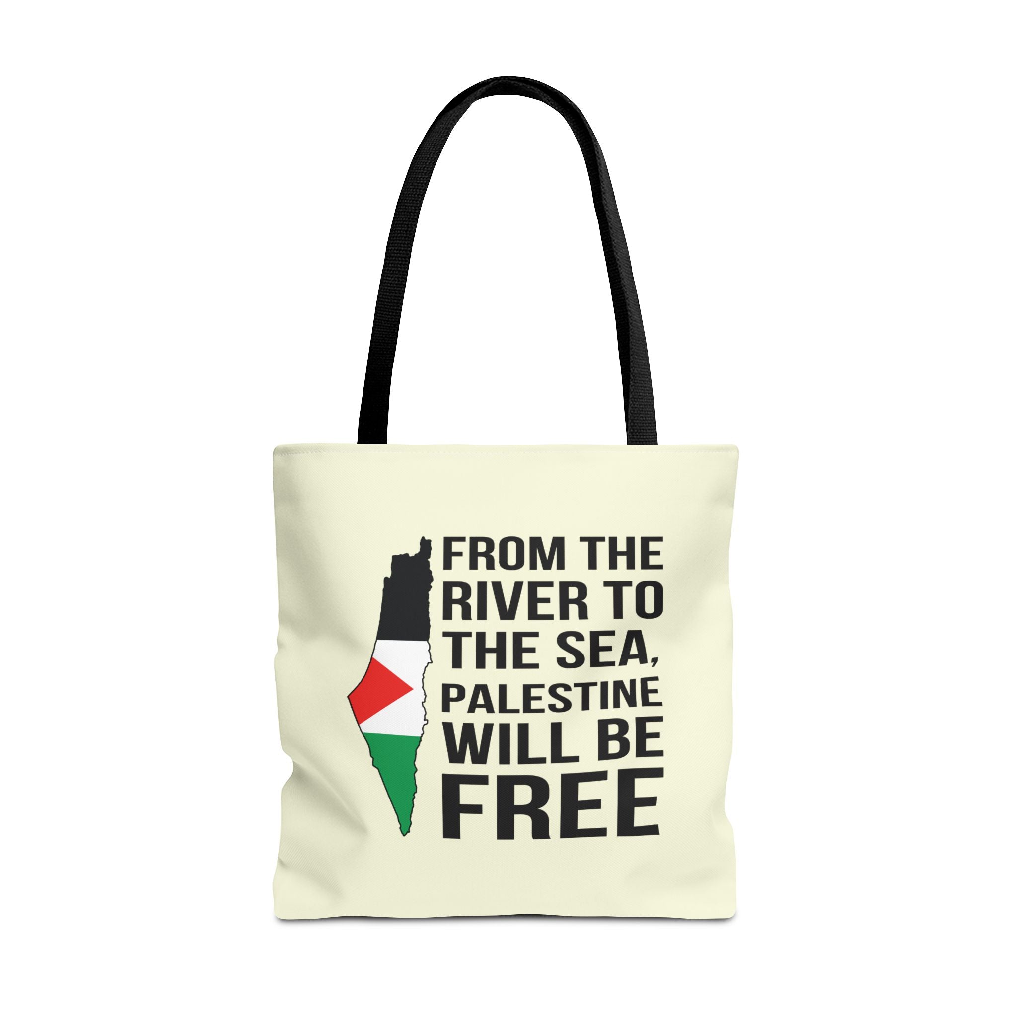 Palestine Pride Tote Bag - 18’’ × / Black - Bags