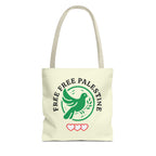 Free Palestine Tote Bag - 13’’ × / Beige - Bags