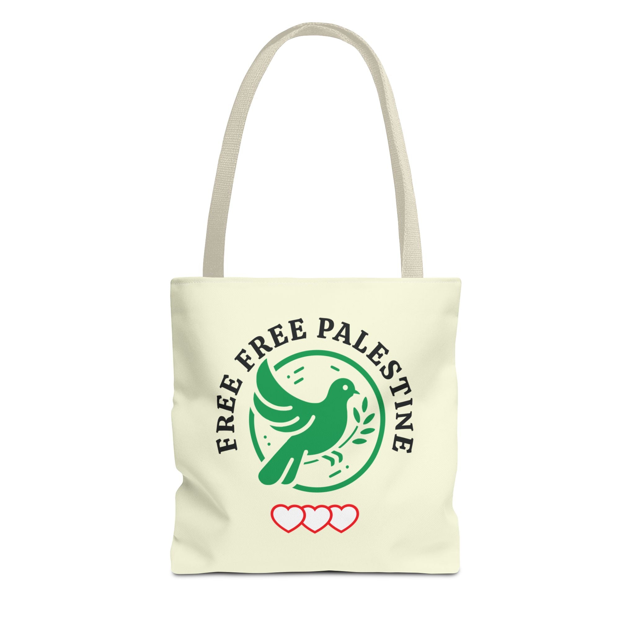 Free Palestine Tote Bag - 13’’ × / Beige - Bags