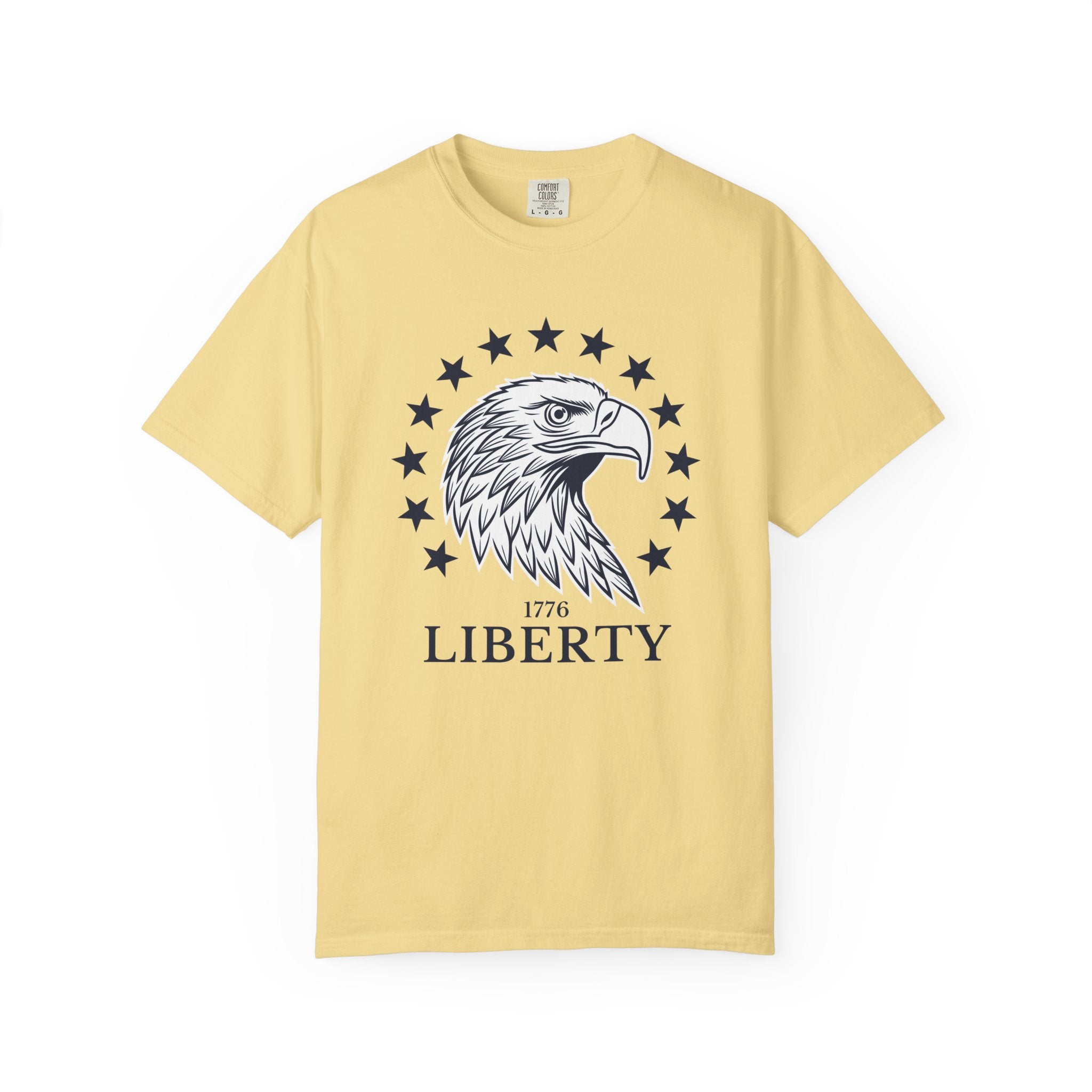 Liberty Graphic Eagle T-Shirt - Butter / S