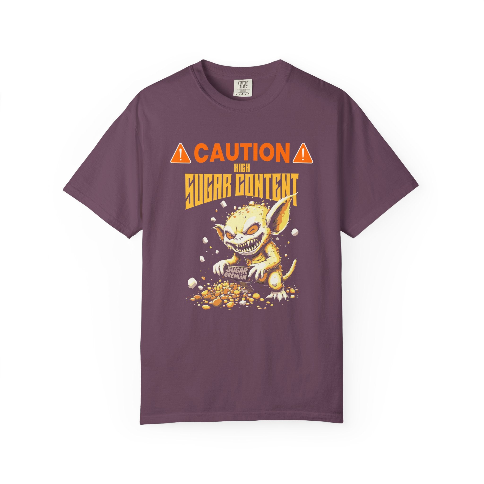 ⚠️Caution: High Sugar Content Halloween T-Shirt - Berry / S - T-Shirt