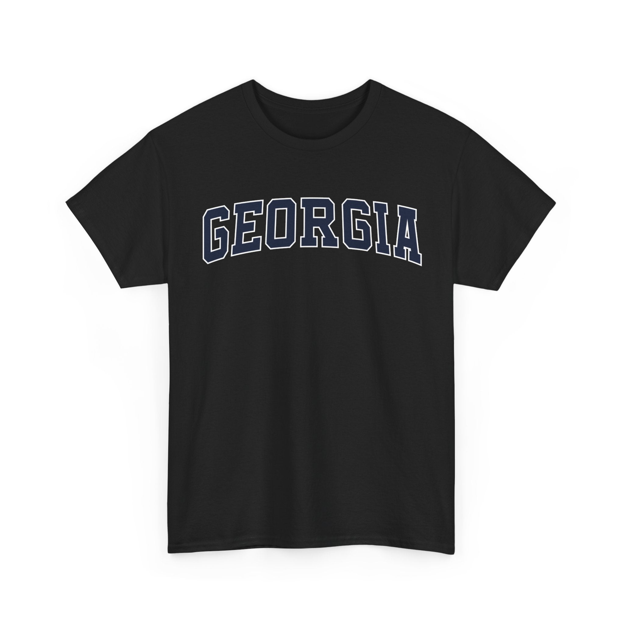 Georgia Vintage Varsity Unisex T-shirt - Black / S - T-Shirt