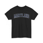 Black t-shirt with 'MARYLAND' text on a white background