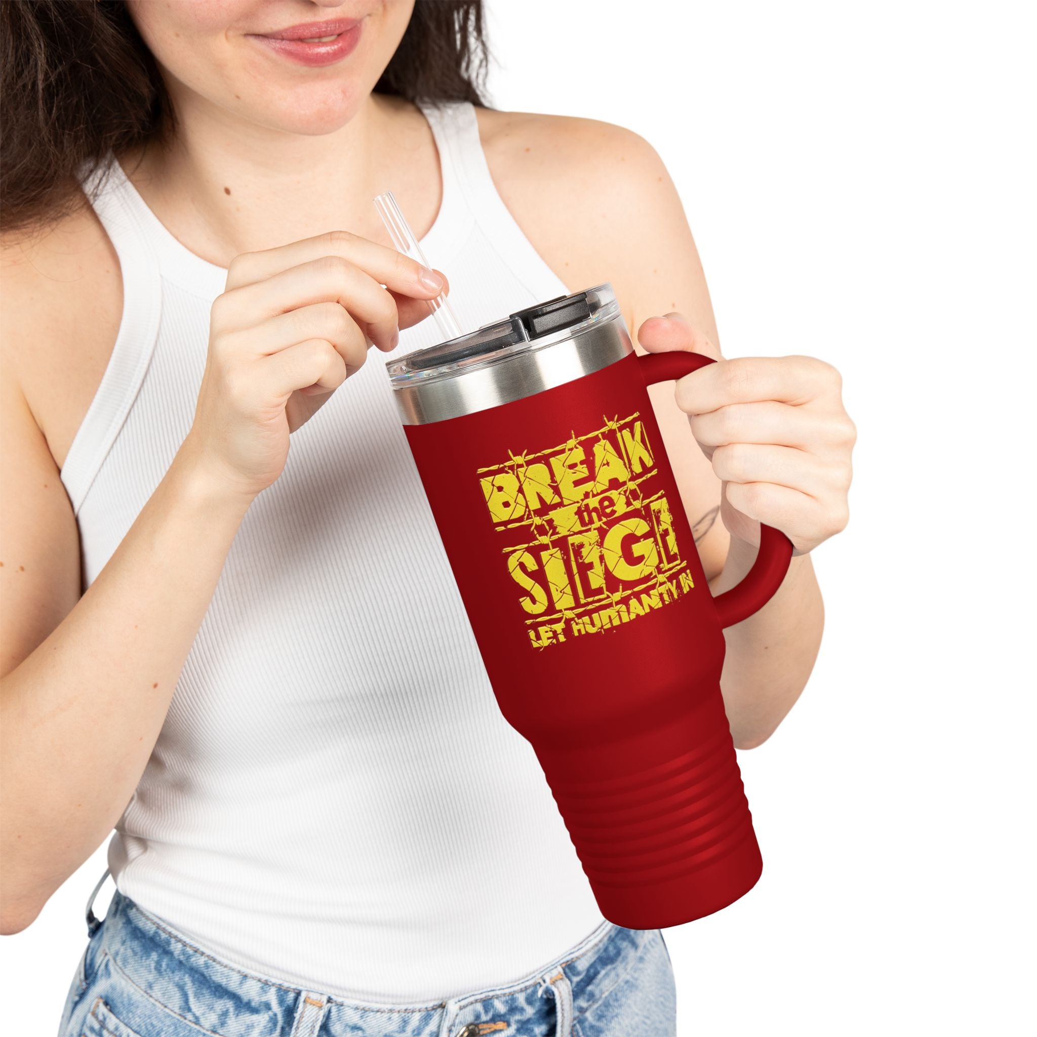Break the Siege Insulated Travel Mug