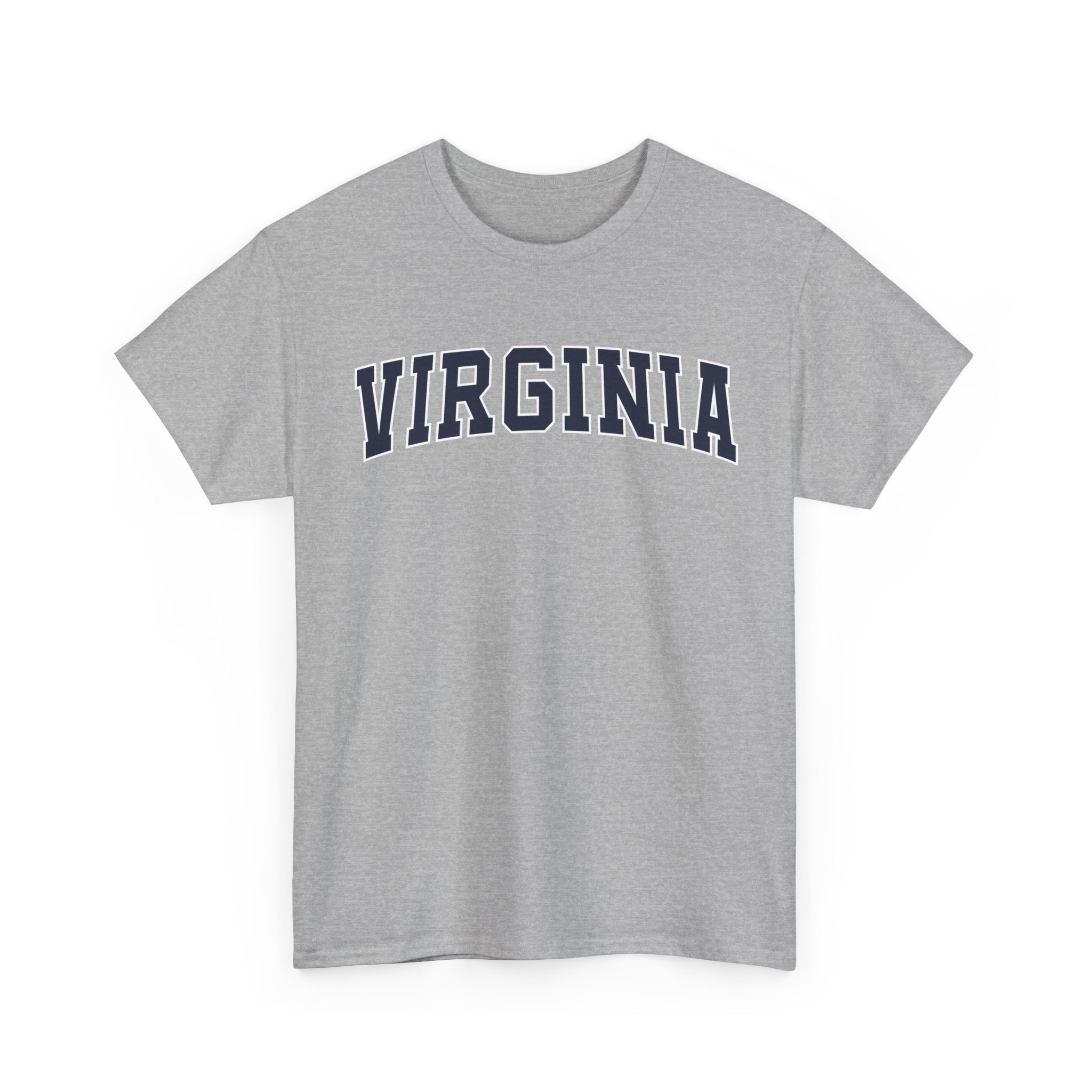 Virginia Vintage Varsity Unisex T-shirt - Sport Grey / S - T-Shirt