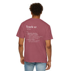 Teacher Definition T-Shirt (V1 - Back Print) - T-Shirt
