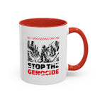 Stop the Genocide Accent Coffee Mug
