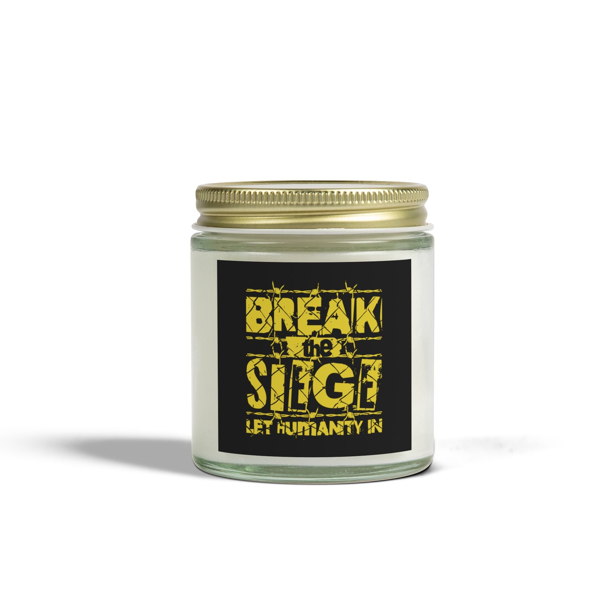 Break the Siege Scented Candles - 4oz / Clear / Beachwood - Home Decor