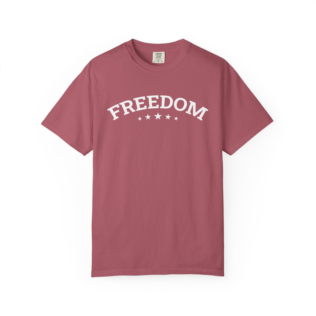 Freedom Unisex T-Shirt - Crimson / S