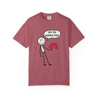 Brainy Humor Graphic Tee | Funny Nerdy Gift Idea - Crimson / S - T-Shirt