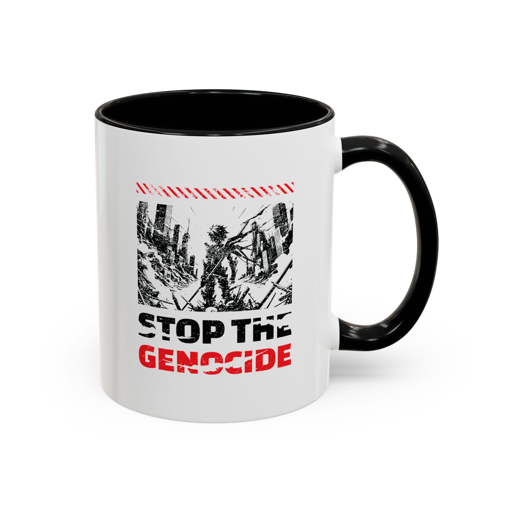 Stop the Genocide Accent Coffee Mug
