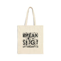 Break the Siege Cotton Canvas Tote Bag - Natural / 15’’ x 16’’ - Bags