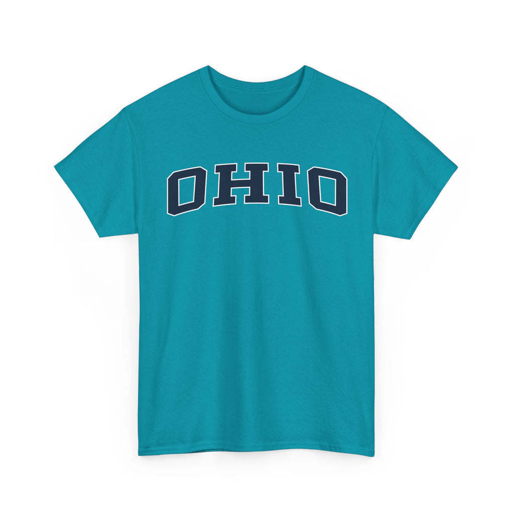 Ohio Vintage Varsity Unisex T-shirt - Tropical Blue / S - T-Shirt