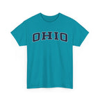 Ohio Vintage Varsity Unisex T-shirt - Tropical Blue / S - T-Shirt
