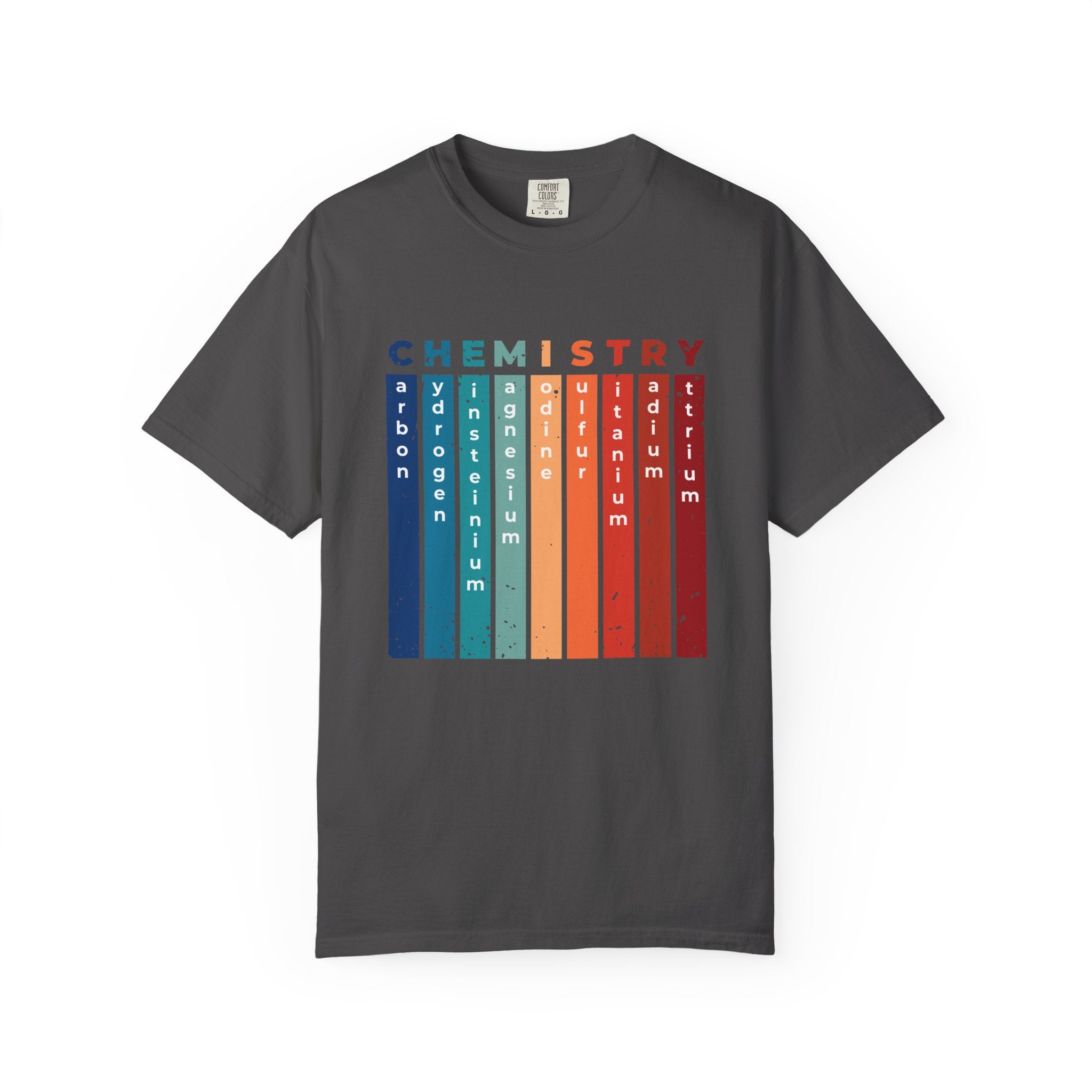 Vintage Chemistry T-Shirt | Retro Science Lover Tee - Graphite / S