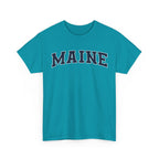 Maine Vintage Varsity Unisex T-shirt - Tropical Blue / S - T-Shirt