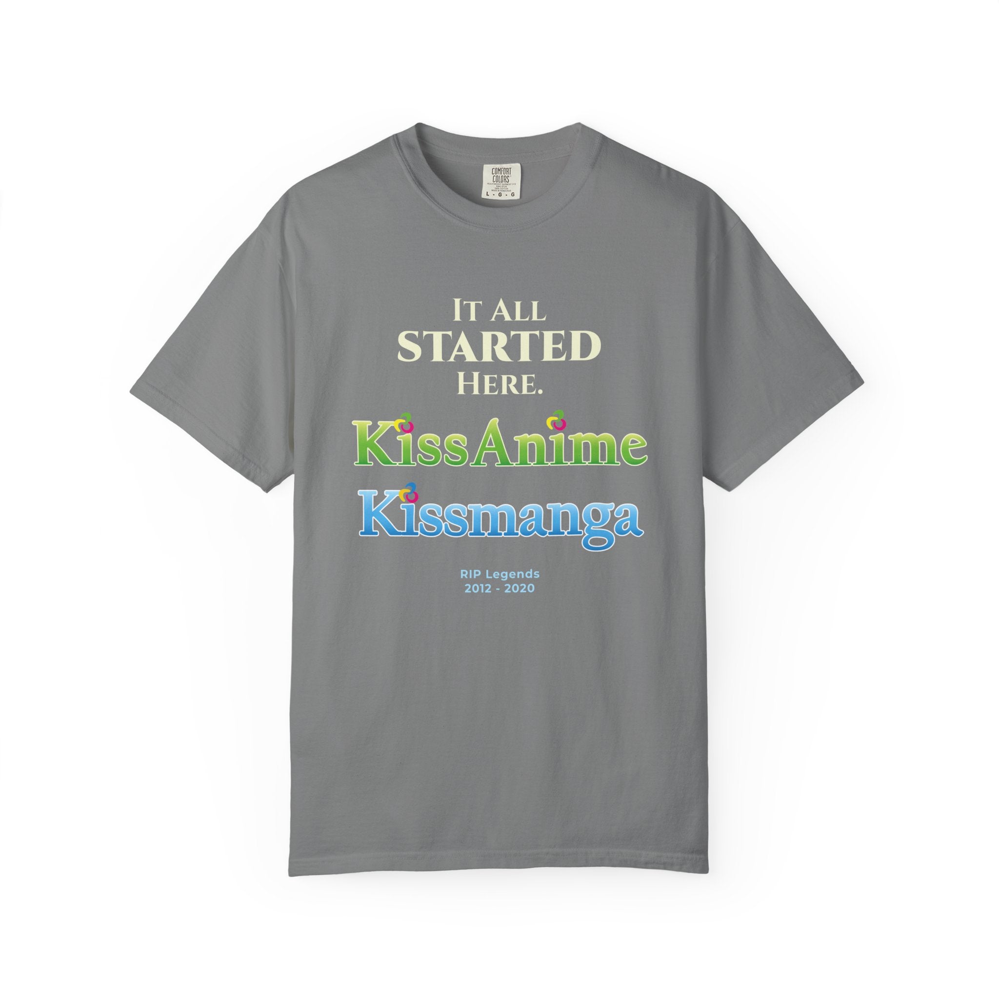 OG Anime Sites T-Shirt - KissAnime Kissmanga Tribute & Throwback Tee