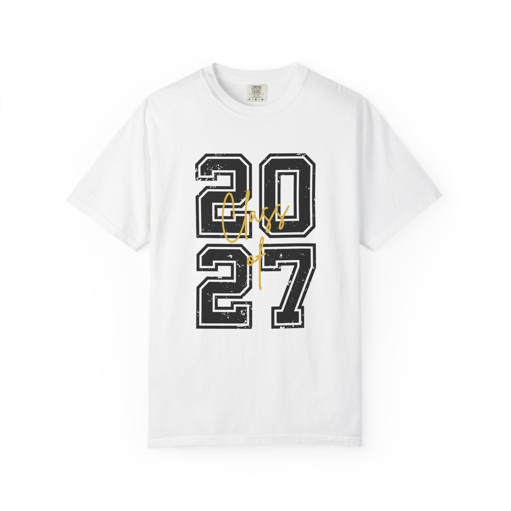 Class of 2027 T-Shirt — Graduation Senior Year Tee - White / S - T-Shirt