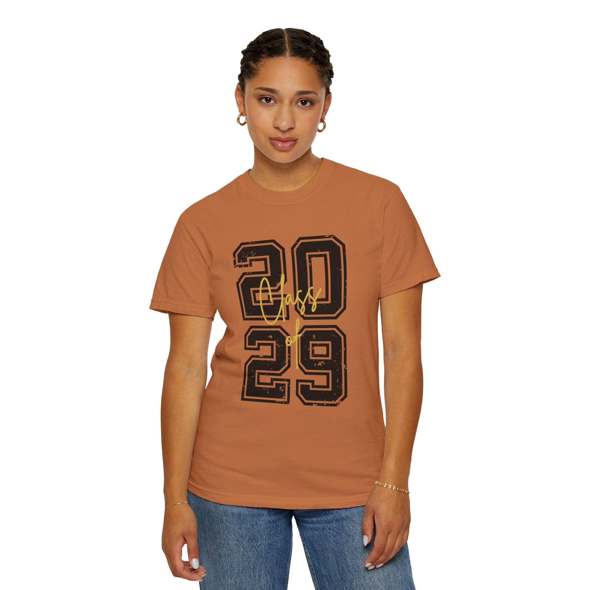 Class of 2029 Vintage Unisex T-Shirt Trendy Graphic Tee for Celebrations Comfortable Everyday Wear Unique Gift Idea