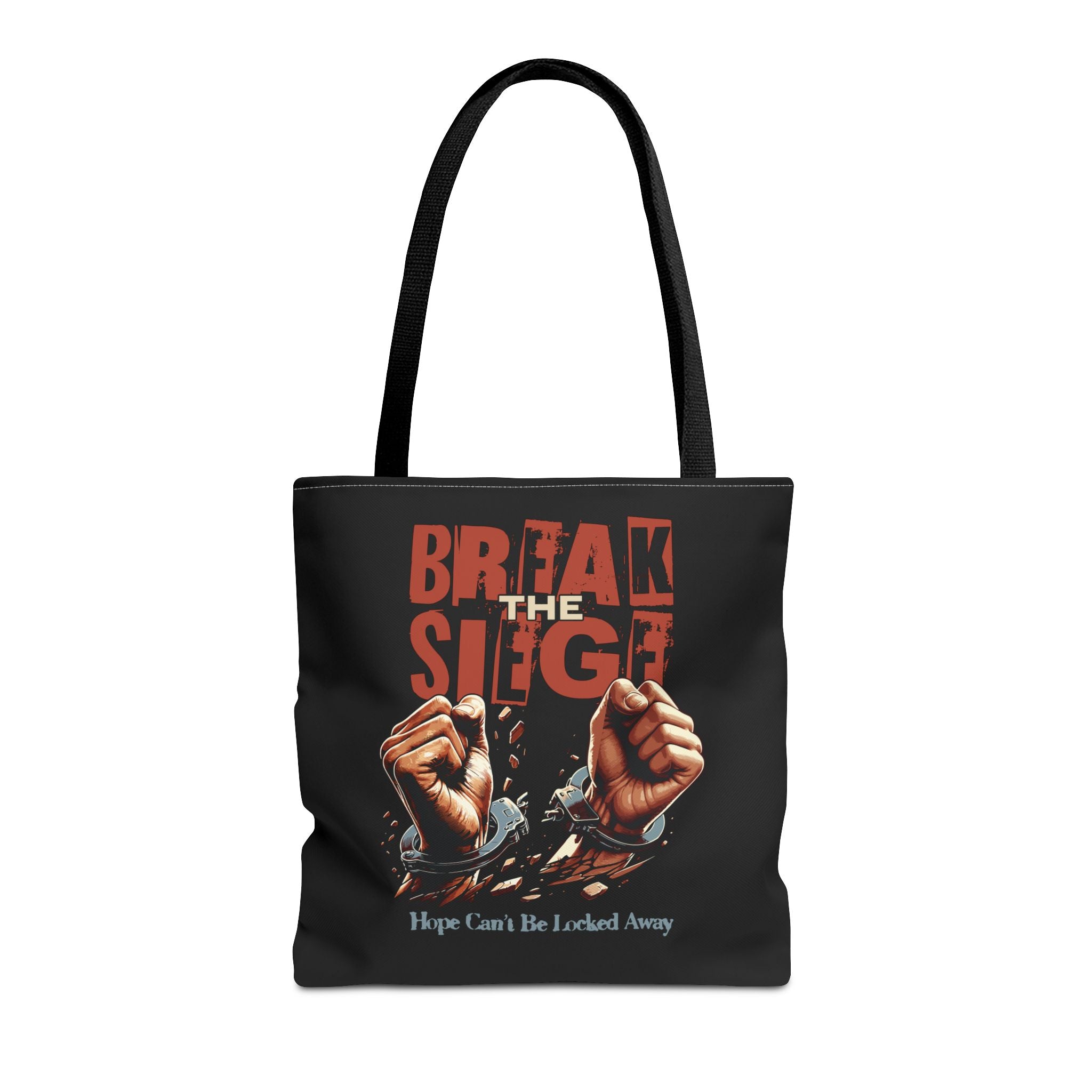 Break Siege Tote Bag - 16’’ × / Black - Bags