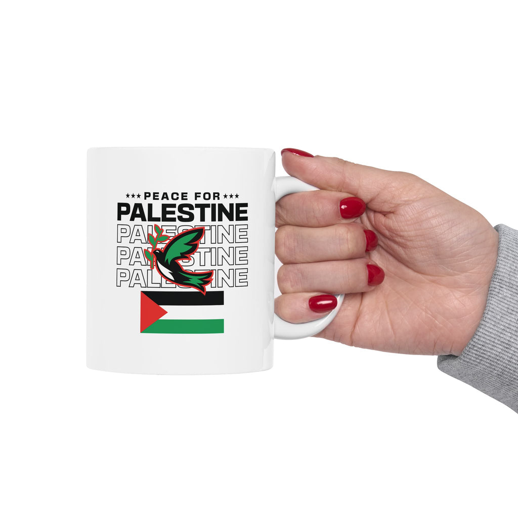 Peace for Palestine Ceramic Mug
