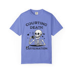 Coffee Skeleton Shirt | Humorous Caffeine Addict Tee - Flo Blue / S - T-Shirt