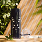 Cute Bunny Skinny Tumbler 20oz with Straw - Mug